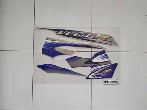 Jual Striping Sticker Lis Yamaha Vega R New 2006 2007 Silver Biru Di