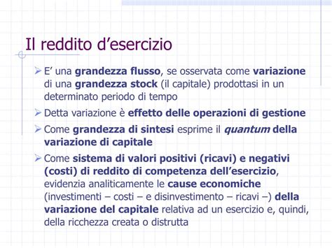 PPT Reddito capitale economicità PowerPoint Presentation free