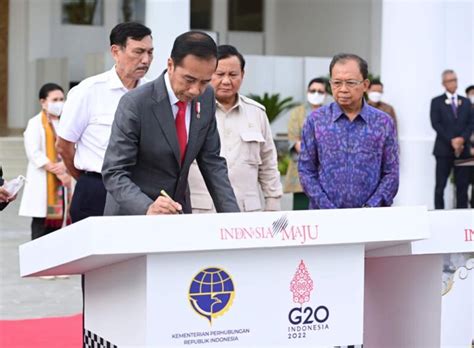 Presiden Jokowi Resmikan Gedung VVIP Bandara Ngurah Rai Dan Pelabuhan