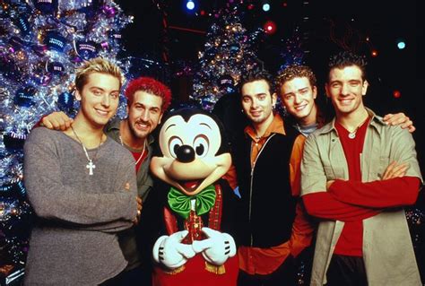 NSync with Mickey Mouse Merry Christmas Happy Holidays, Mickey Christmas, The Night Before ...