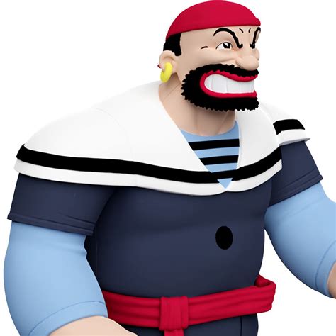 Popeye Power Stars Bluto as Sindbad Retro 5-Inch Action Figure