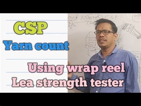 Csp Calculation Yarn Count Calculation Spinning Calculation Youtube