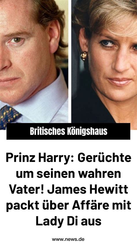 Prinz Harry Ger Chte Um Seinen Wahren Vater James Hewitt Packt Ber