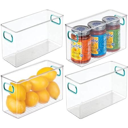 Idesign Caja Transparente Para El Frigor Fico Organizador De Cocina