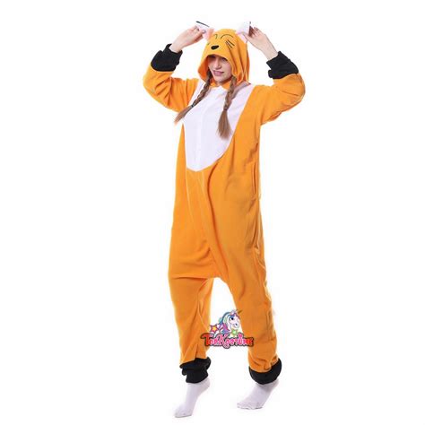 Fuchs Kost M Erwachsene Onesie Tier Einteiler Pyjamas Topkostueme