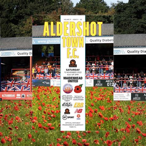 Maidenhead X Aldershot Town - PROGRAMME PREVIEW: Shots vs Maidenhead | Aldershot Town FC
