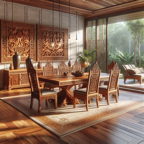 indonesian teak furniture timeless craftsmanship  durable elegance