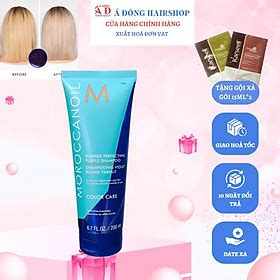 Mua Dầu gội tím khử vàng Moroccanoil Blonde Perfecting ml ml Kèm gội xã gói Karseell