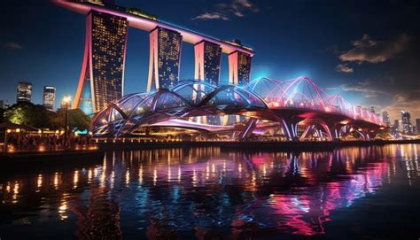 Premium Photo | Singapore landmark beautiful city landscape