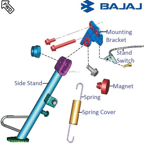 Bajaj Pulsar As Side Stand