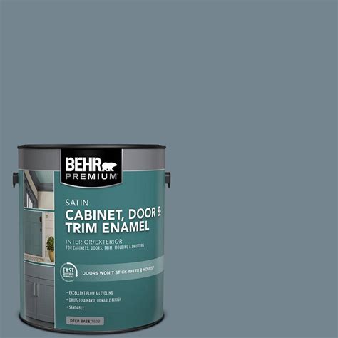 Behr Premium Gal N Adirondack Blue Satin Enamel Interior