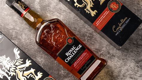 Royal Challenge Whisky Bottle