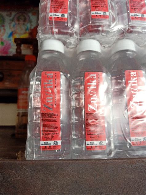 Transparent PVC Zurica Mineral Water Packaging Type Bottles At Best