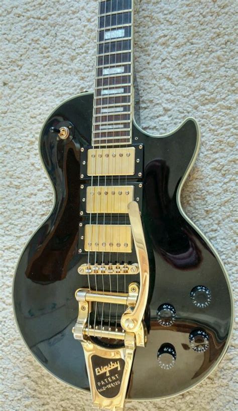 Epiphone Les Paul Black Beauty W Patented Gold Bigsby In Aberdeen