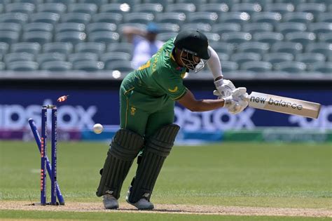 Temba Bavuma was castled for a run-a-ball 20 | ESPNcricinfo.com