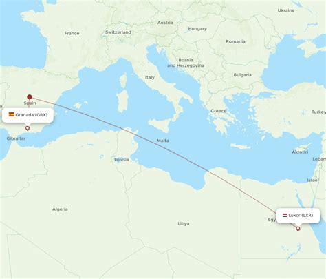 Flights From Luxor To Granada LXR To GRX Flight Routes