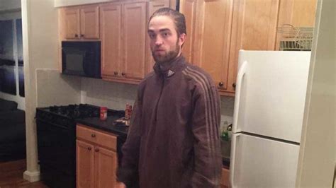 Tracksuit Robert Pattinson Standing in the Kitchen | Know Your Meme