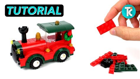 LEGO Christmas Train Engine (Tutorial)