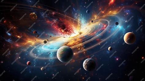 Premium AI Image | the universe is the largest planet in the universe.