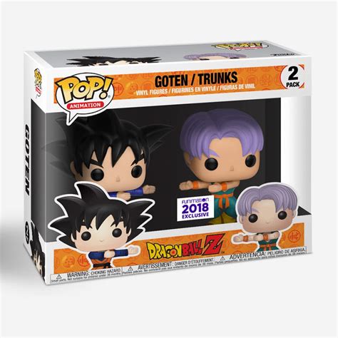 Shop Dragon Ball Z Funko Pop Gotentrunks Fusion 2pk Funimation