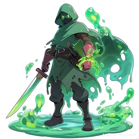 Slime Warrior In 2024 Cartoon Character Design Character Art Anime