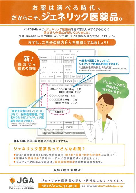 当院のジェネリック医薬品（後発医薬品）のご案内について 森下記念病院