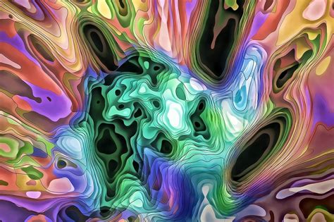 Download Abstract Art Fantasia Psychedelic Art Royalty Free Stock