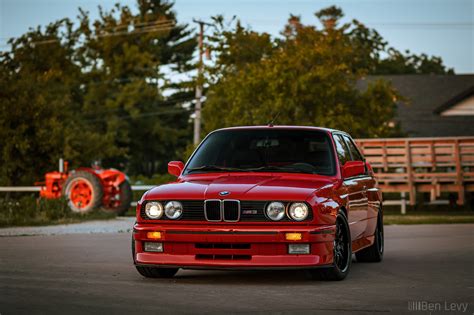 Super Clean Red E30 BMW M3 BenLevy