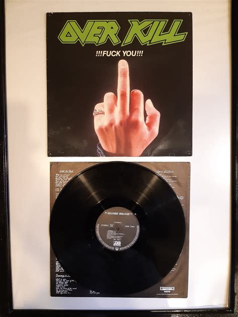 Overkill Fuck You VinylExperte