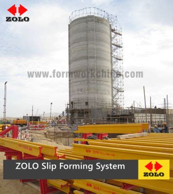 China Zolo Silo Bridge Pier Slip Forming Climbing System Formwork