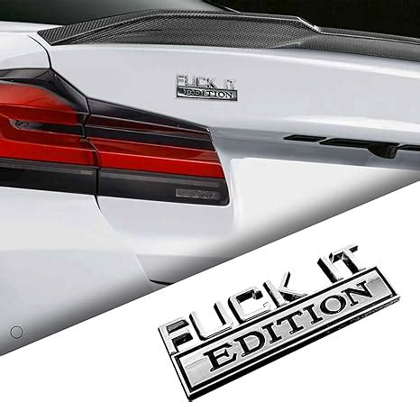 Amazon Fuck It Edition Emblem Decal Car Fender Bumper Hood Trunk