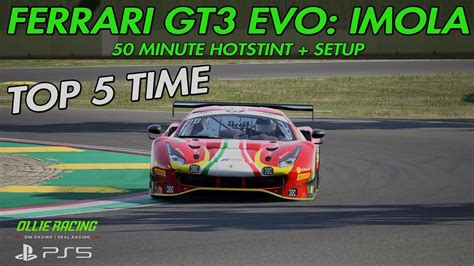 Acc On Playstation Ferrari Gt Evo Imola Hotstint Special Event