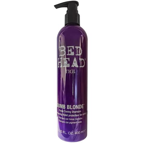 D U G I T M Kh V Ng Cho T C B Ch Kim Tigi Bed Head Dumb Blonde Purple Toning Shampoo Ml