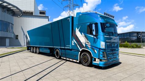 Volvo Fh 16 Ocean Race Edition Skin Pack V10 Ets2 Mods