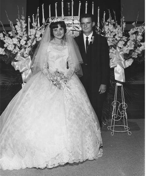 Willard And Barbara June 23 1963 Antique Wedding Dresses Bridal