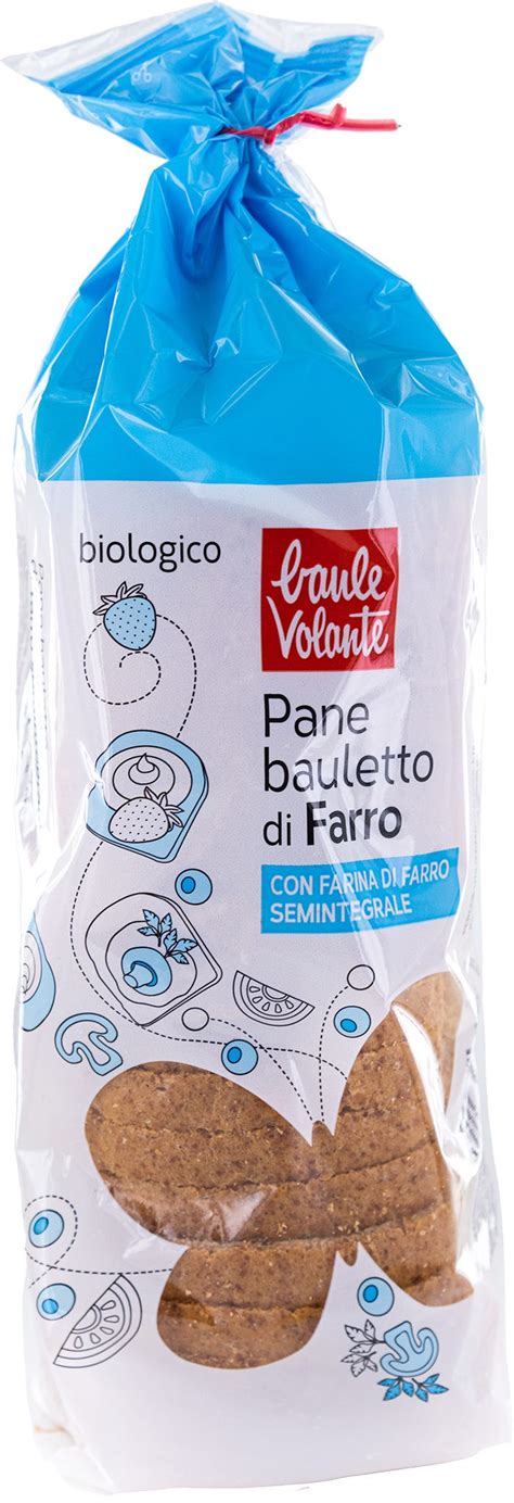 Pane Bauletto Di Farro Semintegrale BAULE VOLANTE Agricoltura Biologica