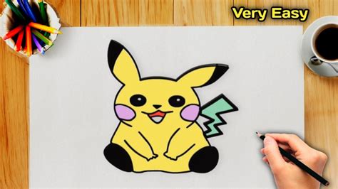 How To Draw Pikachu Como Desenhar Pikachu Youtube