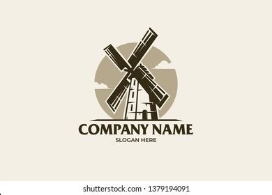 Mill Vector Logo Stock Vector (Royalty Free) 1379194091 | Shutterstock