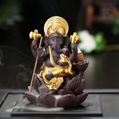 Aliexpress Buy The Golden Elephant Trunk God Blackflow Incense