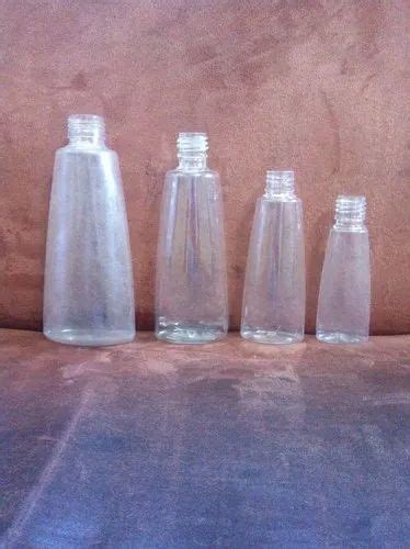 100 Ml Screw Cap Transparent Oil Pet Bottle Use For Storage Oils At