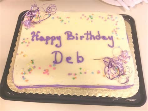 27+ Awesome Image of Happy Birthday Debbie Cake - entitlementtrap.com