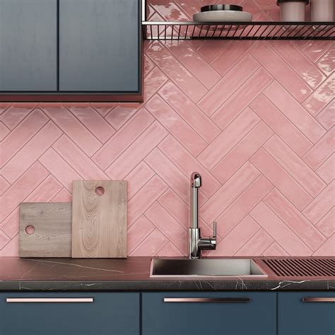 Pink Subway Tile X Velvet Pink Subway Tile Quality Tile