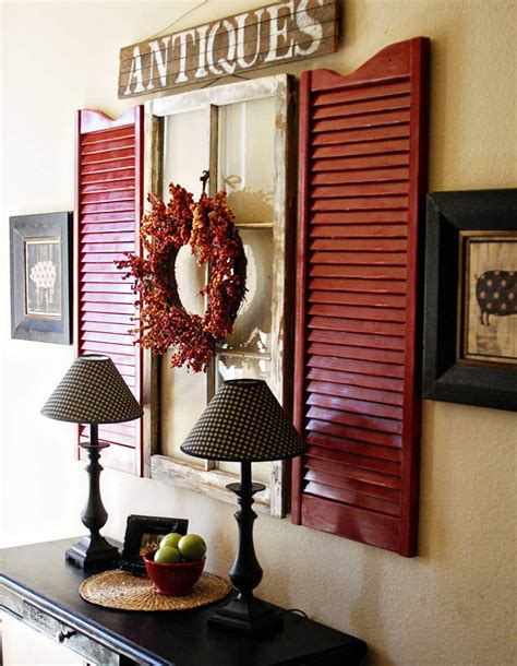 34 Best Old Shutter Decoration Ideas and Designs for 2017