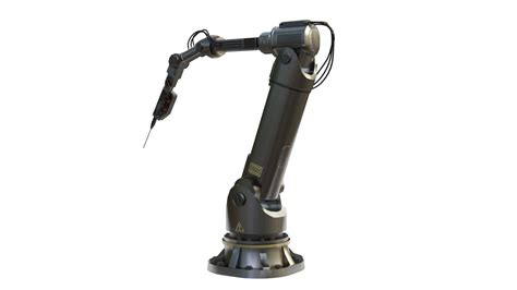 3D model Industrial Robotic Arm with Rigged and Animated VR / AR / low ...