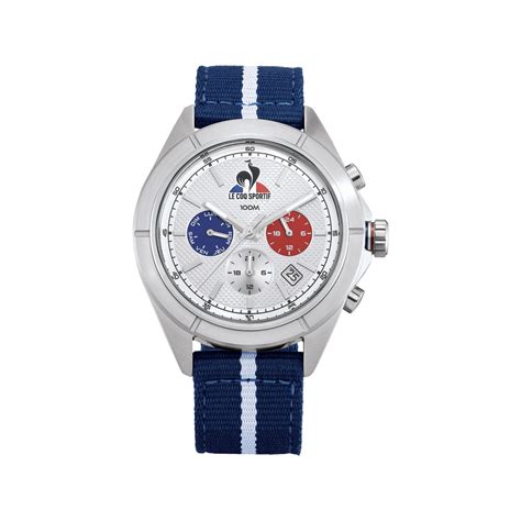 Montre Le Coq Sportif Essentiel Homme Bracelet Tissu Gris Maty