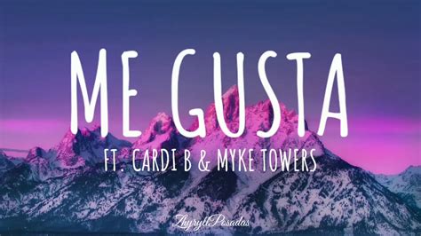 Anitta Me Gusta Feat Cardi B Myke Towers Lyrics Youtube