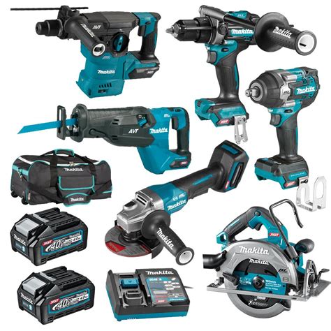 Makita 40V Max 4 0Ah Li Ion XGT Cordless Brushless 6pce Combo Kit