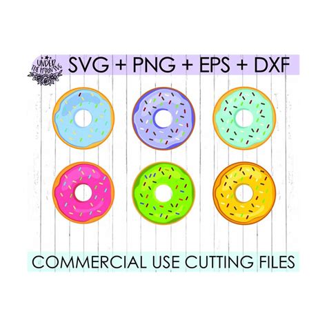 Donut SVG Donuts Cut File Donut Cricut Sprinkle Donut Sv Inspire