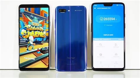 LG G7 ThinQ Vs Honor 10 Vs OnePlus 6 Display Performance Test