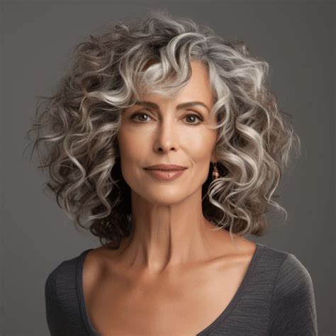 27 Flattering Curly Hairstyles For Women Over 60 In 2023 Edgy Short